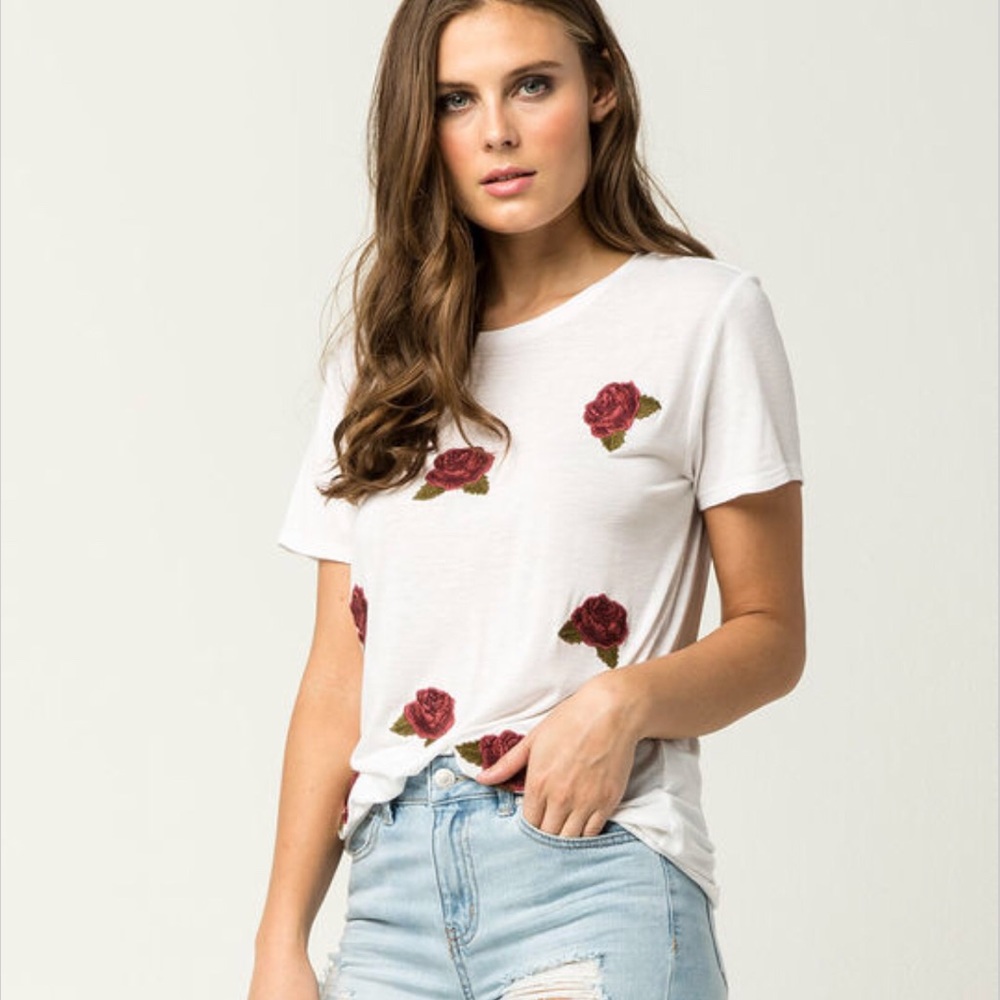 amuse society DAXTON WOMENS TEE size large